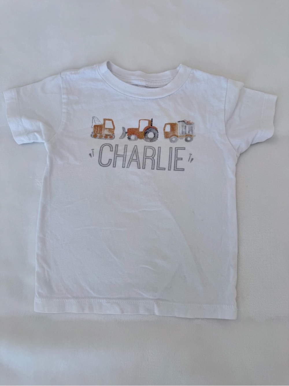 Toddler ‘Charlie’ Construction T-Shirt (size 2T)